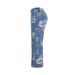 Women's Printed Denim Straight Leg Wide Leg Pants Cotton Bohemian Casual Spring Autumn Fashion Outerwear_mkmklike.com
