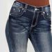 "High-Waisted Distressed Jeans – Women's Stretch Denim With Embroidered Details"_mkmklike.com