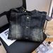 Unisex Japanese Retro Denim Jacket Loose Fit Stand Collar Casual Street Style Spring/Autumn Student Fashion Non-Stretch Denim_mkmklike.com