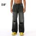 EF JEANS | 2024 New Street Fashion Knife Cut Ripped Feature Straight Jeans Trendy Black And Grey Casual Pants_mkmklike.com