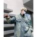 Washed Denim Jacket For Men, Vintage Design For Spring And Autumn, Niche Couple Style Jacket_mkmklike.com
