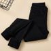 Women's Fleece-lined Jeans, Elastic High-waisted Slim-fit Skinny Pants, New 2026 Winter Model, Thickened And Warm_mkmklike.com