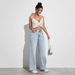 Women's Light Wash Relaxed Fit Jeans – 90% Cotton Straight-Leg Denim Pants (Breathable, Sweet & Casual Style, Perfect For Everyday Wear)_mkmklike.com