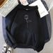 Women's Clothing autumn and winter new style hooded sweatshirt for women plus velvet student loose casual couple long sleeved tops for women_mkmklike.com