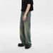Nordmann European And American Style Retro Washed Vintage Jeans For Men, Ins Trendy Brand, Loose Straight High Street Wide-Leg_mkmklike.com