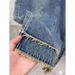 Women's Clothing High Waist Slit Denim Skirt Summer A Line Skirt Hip Skirt Petite Pear Shaped Long Skirt_mkmklike.com