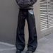 American Trendy Brand Dark Wind Micro-horn Jeans Men's Summer High-end Design Sense Retro Washed Old Pants_mkmklike.com