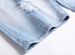 Men's Fashion Ripped Denim Shorts - Korean Style Loose Fit Straight Cut Summer Casual Short Pants With Printed Design_mkmklike.com