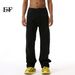 EF JEANS | 2024 New American Vibe Basic Versatile Black Slim-fitting Jeans Casual Pants_mkmklike.com