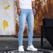 Factory Direct Cross-Border Exclusive For European And American Men's Stretch Skinny Jeans Hot_mkmklike.com