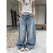 ICC Early Spring New Style Relaxed Fit Oversized Balloon Pants With Three-dimensional Segmentation Loose Jeans For Women_mkmklike.com