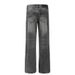 Men's Clothing Street Washed Crease Flared Jeans Hiphop Pants_mkmklike.com