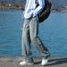 Wide Jeans, Men's Trendy Brand American High Street Hanging Casual Rugged Stylish Floor Length Pants, Wear-Resistant And_mkmklike.com