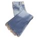 Women's Clothing Blue Denim Wide Leg Pants Thickened High Waist Slim Straight Casual Long Pants_mkmklike.com