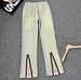 American High Street Vibe Style Yellow Mud Jeans For Men And Women 2025 New Slim Fit Straight Leg Micro Flared Pants_mkmklike.com