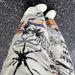 Men's Distressed Punk Jeans – Graffiti Washed Denim Pants With Paint Splatter, Streetwear Straight Fit (Beige, S-3XL)_mkmklike.com