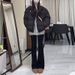 Black Flared For Women, Winter Bell-bottom P, 2026 Summer New High-waisted Jeans, Spring And Autumn Petite Bootcut_mkmklike.com
