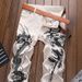 Men's Clothing Printed Jeans Korean Style Casual Slim Fit Elastic Men's Pants_mkmklike.com