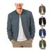 Cross-Border Autumn Suede Solid Color Men's Zipper Jacket Casual Retro Long Sleeve Cardigan Coat For Men_mkmklike.com