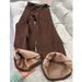 High Waist Flared Jeans For Women - Cozy Fleece Lined, Wide Leg, Stretchy & Comfortable - Maillard Brown (S, M, L, XL)_mkmklike.com