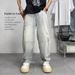 Vintage Washed Baggy Jeans For Men – 90s Grunge Style, Distressed & Wide-Leg (28-36, Blue & Black)_mkmklike.com