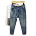 New Retro Washed Jeans Men's Trendy Brand American Slim-fit Jeans Men's Ripped And Fattened Plus Size Jeans_mkmklike.com