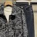 Cashew Flower Denim Jacket Men's Retro Loose Couple Jacket Trendy Brand_mkmklike.com