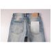 Unisex Cleanfit Stacked Flared Jeans, Light Mud Fade With Horizontal Whisker, Breathable For Summer_mkmklike.com