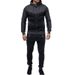 Men's Clothing Autumn and Winter Sweatshirt Suit Men's Casual Hooded Sweatshirt Suit Men's Sports Cardigan Sweatshirt Suit Manufacturer_mkmklike.com