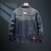 Spring And Autumn American High-End Men's Trendy Workwear Jacket, Washable Versatile Outerwear, Casual Denim Jacket_mkmklike.com