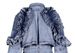 K Western Style Denim Trench Coat For Women; New Collection With A Belted Waist And A Leaf-like Hemline; Fashionable Coat._mkmklike.com
