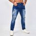 Men's Clothing Men’s Slim Fit Ripped Jeans – Stretch Denim With Distressed Wash (30-38, Mid-Rise, Skinny Leg, Trendy Streetwear)_mkmklike.com