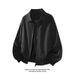 Cleanfit Short Flight Jacket For Men American Retro Spring Trendy Versatile Turn-Down Collar Coat Casual Cool Top_mkmklike.com