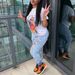 K New European And American Style Street Trendsetters, Internet Famous High Waisted Elastic Jeans And Women's Pants_mkmklike.com