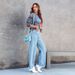 Women's Clothing Loose Casual Jeans Fashion Simple Tassel Straight Trousers_mkmklike.com