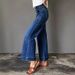 Women's Straight Leg Stretch Jeans - Mid-Rise Comfort Denim Pants, Casual & Versatile, Dark Blue (S-XXL)_mkmklike.com