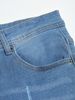 Men's Slim Fit Light Wash Skinny Jeans, Casual Distressed Denim Pants_mkmklike.com