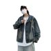 American Fashion High Street Men's Vintage Denim Jacket Jacket, Trendy Brand Autumn Collar, Personalized Design,_mkmklike.com