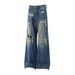 Men's Springtime American Retro Distressed Ripped Jeans Loose Casual Style Long Pants Street Niche Cool Vibe_mkmklike.com