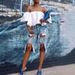 Women's Clothing Fashion Ripped Sexy Stretch Denim Cropped Pants_mkmklike.com