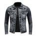 Men's Clothing Retro Slim Fit Denim Jacket For Men, Vintage Streetwear Biker Coat, Workwear Casual Jacket With Side Pockets (M-4XL)_mkmklike.com