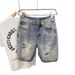 Men's Clothing Men's Casual Straight Leg Denim Shorts Summer Mid-Length Harem Trendy Brand Versatile Loose Fit Five Point_mkmklike.com