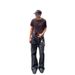 5-Button Fly Raw Selvedge Jeans – 14oz Black Cotton Unwashed Straight Leg | A-Line Rigid Denim Pants For Authentic Fade Journey_mkmklike.com