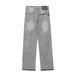 Vintage Washed Light Gray Distressed Denim Jeans – Unisex Straight-Leg Raw Hem Pants (S-3XL)_mkmklike.com