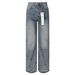 Men's Clothing Trendy European And American Style Men's Trendy New Anti Old Casual Straight Pants Flared Pants Jeans American Style_mkmklike.com