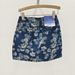 Women's Clothing Blue Printed Denim Skirt For Women, New Summer Style, High Waist, Slimming, Anti Exposure Floral A Line Hip Short Skirt_mkmklike.com