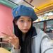 Hot Sale Letter Denim Beret Women Spring Summer Retro Artist Solid Color Beanie Elegant Ladies Hat Octagonal Cap Streetwear_mkmklike.com