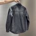 Loom Autumn New Men's Denim Washed Turn-Down Collar Casual Retro Fashion Versatile Shirt Jacket Top For Men_mkmklike.com