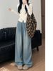 K Jeans Women's New High Waisted And Relaxed Straight Leg Pants That Look Slim And Wide Legged_mkmklike.com