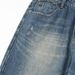 American Style Jeans Men Punk Street Trend Faded Loose Casual Handmade Frayed Washed Straight Long Pants_mkmklike.com